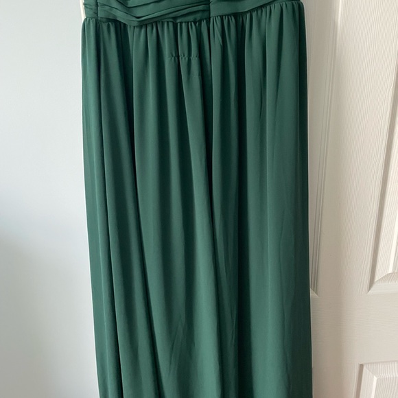 Lulus Heavenly Hues Forest Green Maxi Dress with Plunge Neckline and Slit - Picture 6 of 12